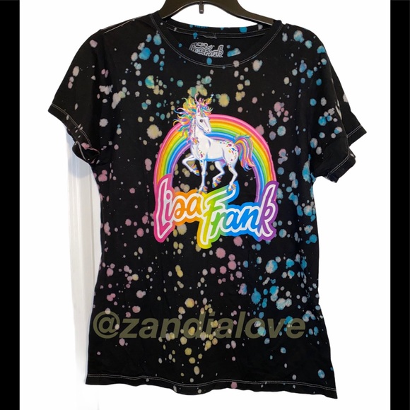 Lisa Frank Tops - NEW Lisa Frank tie dye unicorn tee shirt XS,Small juniors